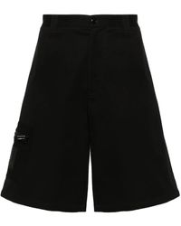 Moschino - Bermuda Shorts Met Logopatch - Lyst