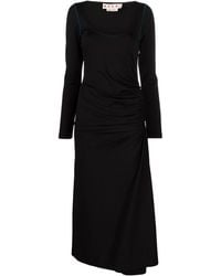 Marni - Long-sleeved Midi Dress - Lyst