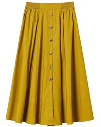 Twinset - Buttoned Midi Skirt - Lyst