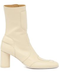 MM6 by Maison Margiela - 90Mm Block-Heeled Ankle Boots - Lyst