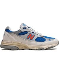 New Balance - X Kith 993 "Knicks Pack "Home" Lace-Up Sneakers - Lyst