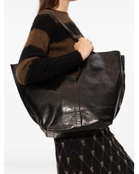 AllSaints - Ara Leather Tote Bag - Lyst