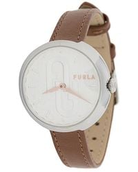 Furla - Bubble Leather Strap Watch - Lyst