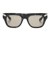 Alexander McQueen - Tortoiseshell Square-frame Sunglasses - Lyst