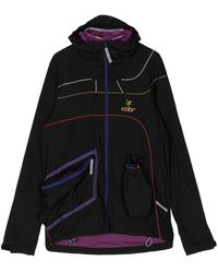 Kolor - Panelled Hooded Jacket - Lyst