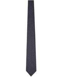 Emporio Armani - Seidenkrawatte Mit Polka Dots - Lyst
