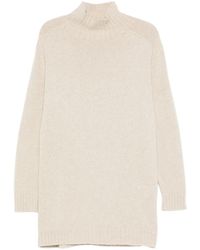 Bompard - High-Neck Cashmere Mini Dress - Lyst