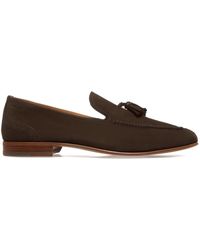 Bally - Suisse Tassel-detail Suede Loafers - Lyst