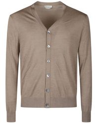 Ballantyne - V-Neck Button-Up Cardigan - Lyst