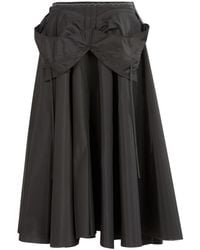 Maison Margiela - Midi Skirt With Layered Design - Lyst