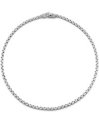 Mateo - Sterling Square Link Necklace - Lyst