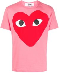 COMME DES GARÇONS PLAY - Comme Des Garçons Play Big Heart T シャツ - Lyst