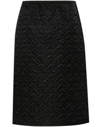 Moncler - Quilted Pencil Skirt - Lyst