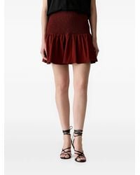 Morgan - Ruffled Mini Skirt - Lyst