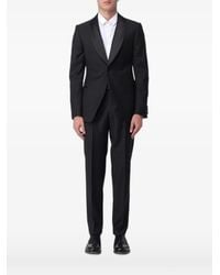 Emporio Armani - Shawl-Lapel Virgin-Wool Suit - Lyst