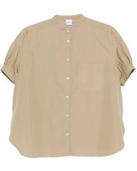 Aspesi - Chemise Boutonnée À Manches Courtes - Lyst