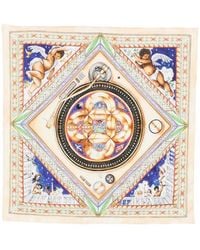 CASABLANCA - Plafond Orné De Musique Silk Scarf - Lyst