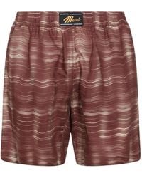 Marni - Striped Ramie Shorts - Lyst