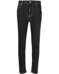 Moschino - High-Rise Skinny-Cut Jeans - Lyst