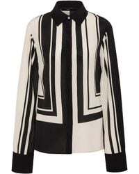SIR. - Blouse Met Geometrische Strepen - Lyst