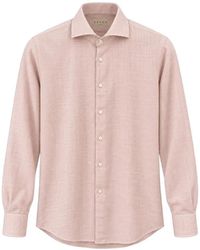 Xacus - Spread-Collar Button-Down Shirt - Lyst