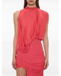 Christopher Esber - Cumulus Draped Asymmetric Mini Dress - Lyst