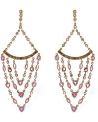 Coomi - Affinity Ohrringe Mit Pinkem Saphir Und Diamant - Lyst