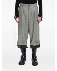Ann Demeulemeester - Layered-Hem Wool Trousers - Lyst