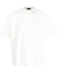 Kolor - Off-center Fastening Polo Shirt - Lyst