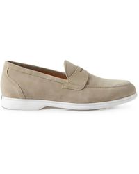 Kiton - Suede Slip-On Loafers - Lyst