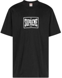 Supreme - Warm Up Cotton T-Shirt - Lyst