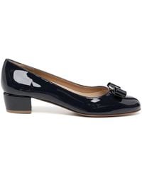 Ferragamo - Vara Bow Patent Pumps - Lyst