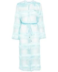 DE SANTIS - Fringe-Detailed Coat - Lyst