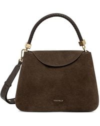 Coccinelle - Tiggy Suede Braided-Handle Tote Bag - Lyst