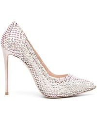 Le Silla - Gilda Slingback Pumps Verfraaid Met Stras - Lyst
