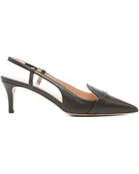 P.A.R.O.S.H. - Slingback Pointed-Toe Pumps - Lyst