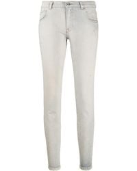 Faith Connexion Jeans skinny con dettaglio a righe - Bianco