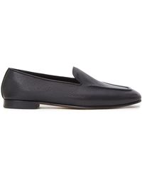 12 STOREEZ - Square-toe Leather Loafers - Lyst