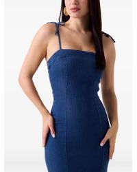 Guess - Tie-Straps Midi Dress - Lyst