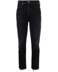 Citizens of Humanity - Jolene Frayed High-rise Jeans - Lyst