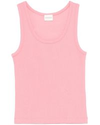 Closed - Geribbelde Top - Lyst