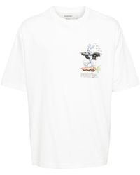 DOMREBEL - T-shirt en coton Wabbit à imprimé graphique - Lyst