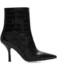 Burberry - Dame Crocodile-Effect Ankle Boots​ - Lyst