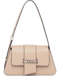 HUGO - Schultertasche mit Logo - Lyst