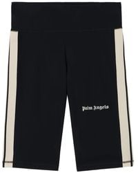 Palm Angels - Logo Track Biker Shorts - Lyst