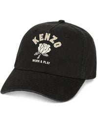 KENZO - Casquette Work And Play En Coton - Lyst