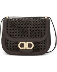 Ferragamo - Small Gancini North-South Cross Body Bag - Lyst