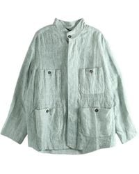 Ziggy Chen - Linen Shirt Jacket - Lyst