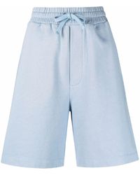 Nanushka - Pantalones cortos de chándal con logo bordado - Lyst