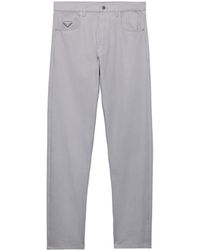 Prada - Vaqueros De Talle Bajo - Lyst